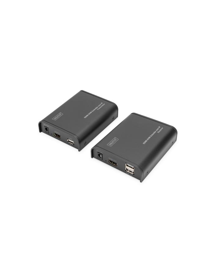 digitus Przedłużacz/Extender KVM HDMI+USB 120m po Cat6 UTP/IP 1080p FHD 60Hz audio (zestaw) główny