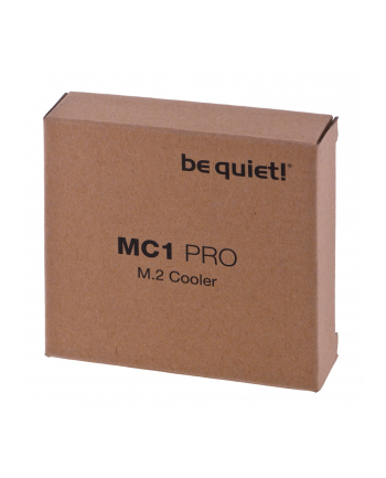 be quiet! Bądź cicho! Chłodzenie dysku SSD MC1 Pro M2 - czarne