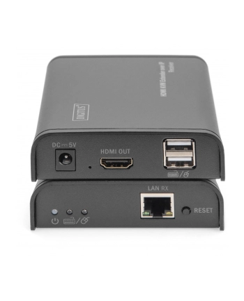 digitus Przedłużacz/Extender KVM HDMI+USB 120m po Cat6 UTP/IP 1080p FHD 60Hz audio (zestaw) nr 2