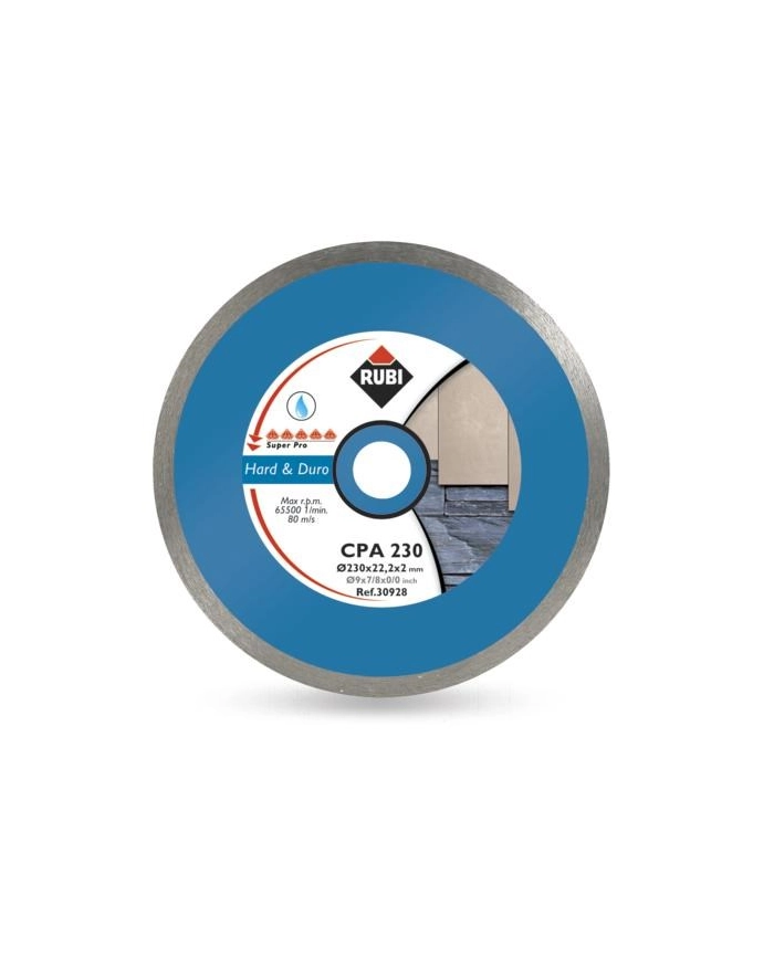 RUBI TARCZA DIAMENTOWA DO TWARDYCH MATERIAŁÓW CPA 200 x 25,4mm SUPERPRO główny