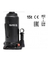 YATO DŹWIGNIK TŁOKOWY HYDRAULICZNY SŁUPKOWY 15T 230-462mm - nr 1