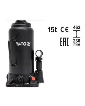 YATO DŹWIGNIK TŁOKOWY HYDRAULICZNY SŁUPKOWY 15T 230-462mm nr 1