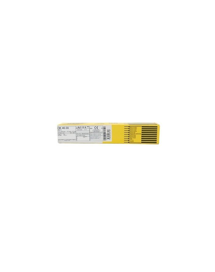 ESAB ELEKTRODA RUTYLOWA  FI 2,5 x 350mm 5,5KG OK 4600 312szt RÓŻ główny