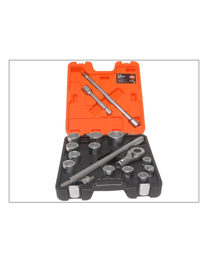 BAHCO Nasadki 3/4” +akcesoria zestaw SLX 17 główny