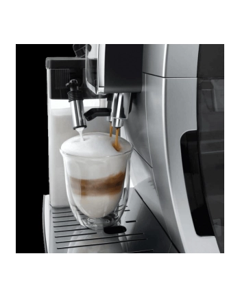 Delonghi | Ekspres do kawy | Dinamica Plus ECAM38085SB | Ciśnienie pompy 15 bar | Wbudowany spieniacz do mleka | Automatyczny | 1450 W | Stal nierdzewna/Czarny nr 2