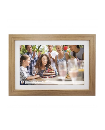 Ramka na zdjęcia Denver z FRAMEO 101''; 16GB light wood nr 2