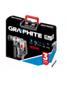 Młot udarowy 1250W Graphite SDS MAX z walizką - nr 3