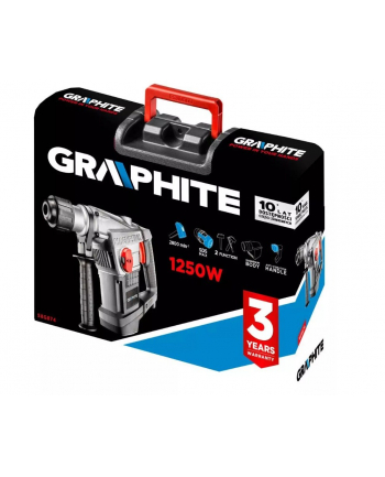 Młot udarowy 1250W Graphite SDS MAX z walizką nr 1