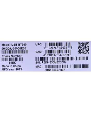 asus USB-BT500/USB WL ADAPTER