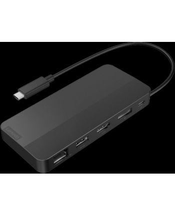 Lenovo | Podróżna stacja dokująca USB-C z dwoma wyświetlaczami bez adaptera
