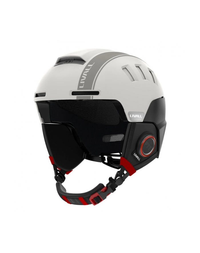 livall Kask narciarski Bluetooth 54-58cm Intercom/SOS biały główny