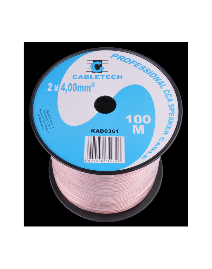 cabletech Kabel głośnikowy CCA 40mm główny