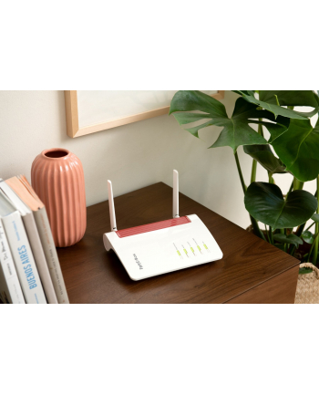 avm FRITZ!Box 6850 5G router bezprzewodowy Gigabit Ethernet Dual-band (24 GHz/5 GHz) Czarny, Czerwony, Biały