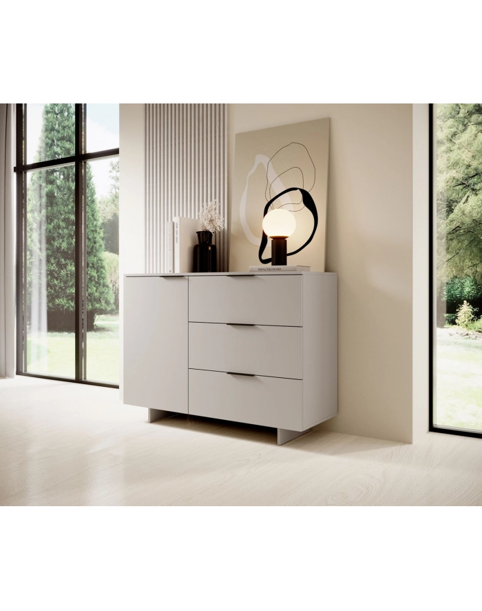 cama meble Komoda 1D3S ALMA 120x41,5xH90 kaszmir główny