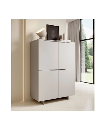 cama meble Komoda 4D ALMA 100x41,5xH145 kaszmir nr 1