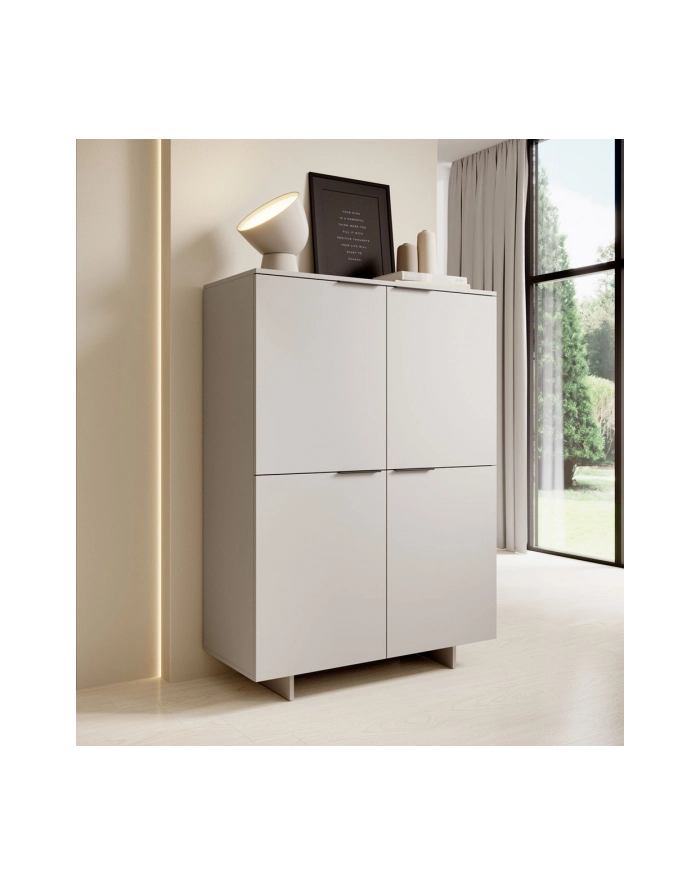 cama meble Komoda 4D ALMA 100x41,5xH145 kaszmir główny