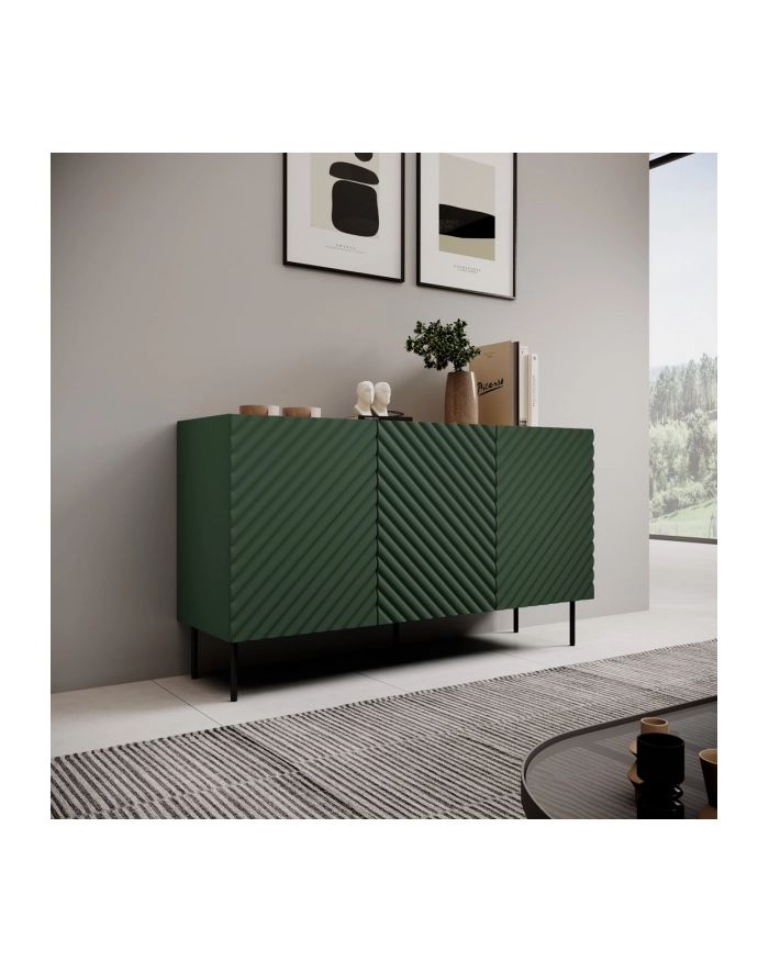cama meble Komoda 3D2SZ ONDA 150x45xH85 zieleń główny