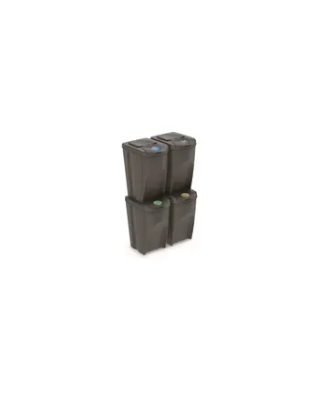 prosperplast KED-EN KOSZ NA ŚMIECI SORTIBOX 35L SET 4 - SZARY KAMIENNY nr 1