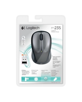 MYSZ USB OPTICAL WRL M235 GREY 910-002201 LOGITECH nr 1