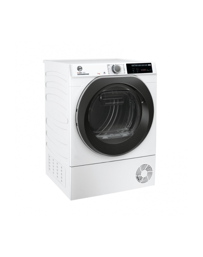 Suszarka Hoover | ND4 H7A2TSBEX-S | Klasa efektywności energetycznej A++ | Ładowanie od przodu | 7 kg | Wyświetlacz LCD | Głębokość 54 cm | Wi-Fi | Biały główny