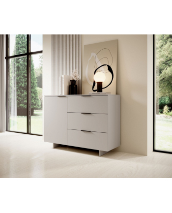 cama meble Komoda 1D3S ALMA 120x41,5xH90 kaszmir