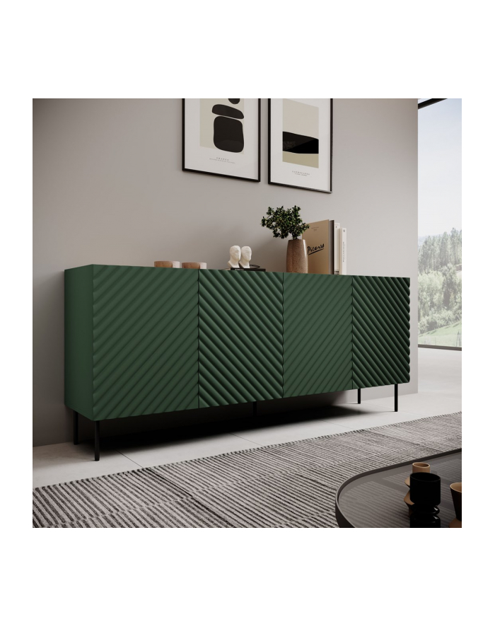 cama meble Komoda 4D2SZ ONDA 200x45xH85 zieleń główny