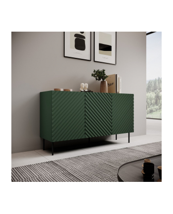 cama meble Komoda 3D2SZ ONDA 150x45xH85 zieleń