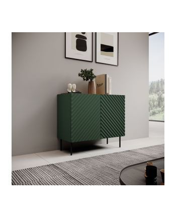 cama meble Komoda 2D ONDA 98x45xH85 zieleń