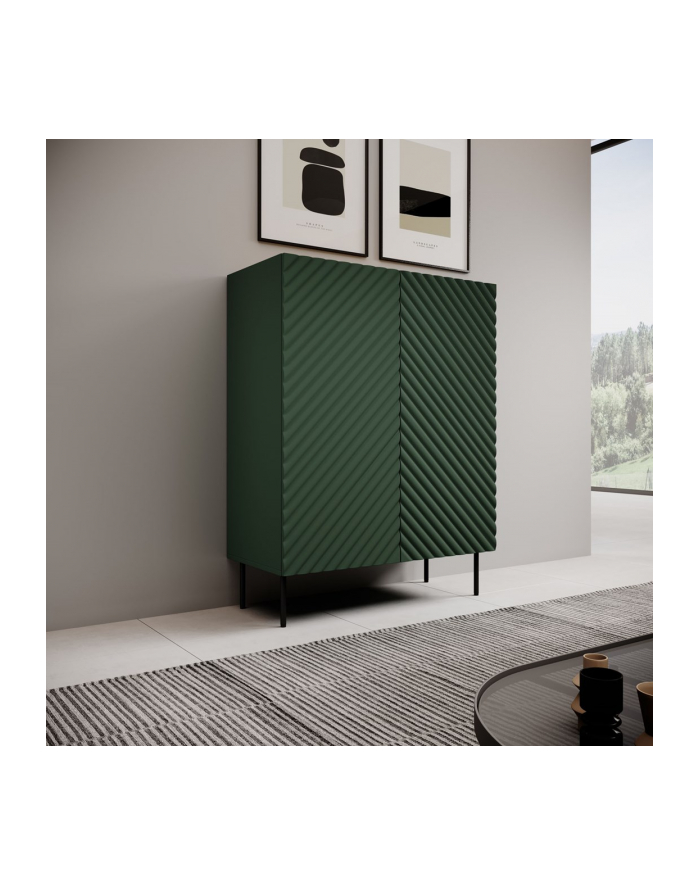 cama meble Regał 2D2SZ ONDA 98x45xH127 zieleń główny