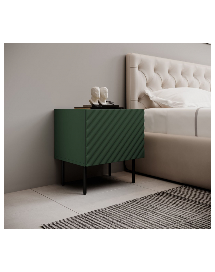 cama meble Szafka nocna ONDA 2szt 50x40xH54 zieleń główny