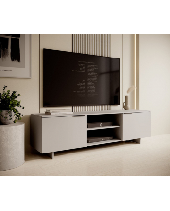 cama meble Szafka RTV 2D1P ALMA 180x41,5xH55 kaszmir