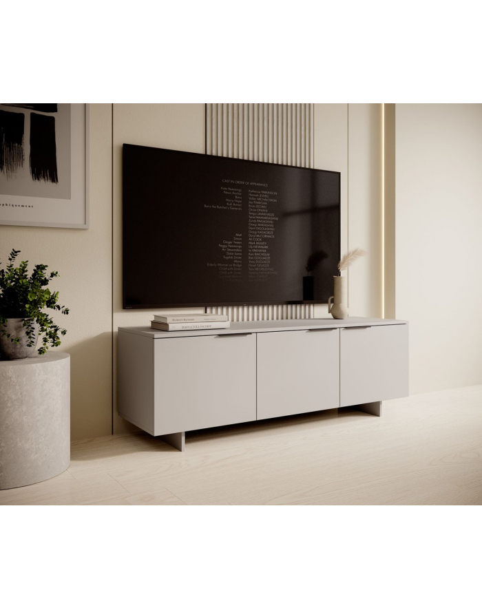 cama meble Szafka RTV 3D ALMA 150x41,5xH55 kaszmir główny