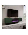 cama meble Szafka RTV z kominkiem elektrycznym ONDA 180,5x40xH58,39 zieleń (stojąca lub wisząca) - nr 2