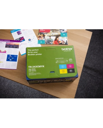 bczerwonyher TN-243CMYK MULTIPACK 4 1000P/F/ DCP-L3510CDW L3550CDW nr 1