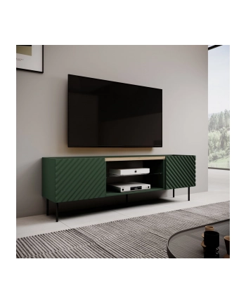 cama meble Szafka RTV EF ONDA 180,5x40xH58,39 zieleń (stojąca lub wisząca) nr 1