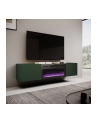 cama meble Szafka RTV z kominkiem elektrycznym ONDA 180,5x40xH58,39 zieleń (stojąca lub wisząca) - nr 2