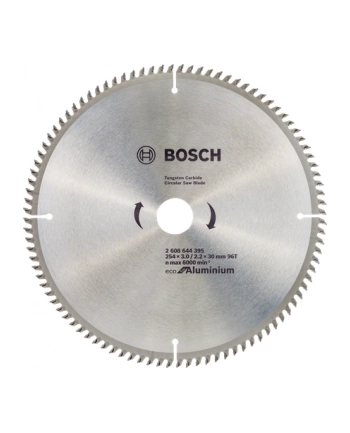 bosch PIŁA DO ALUMINIUM 254x30mm 96-ZĘBÓW ECO nr 1