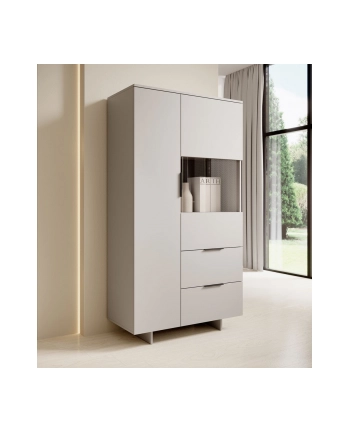 cama meble Witryna ALMA 90x41,5xH170 kaszmir nr 1
