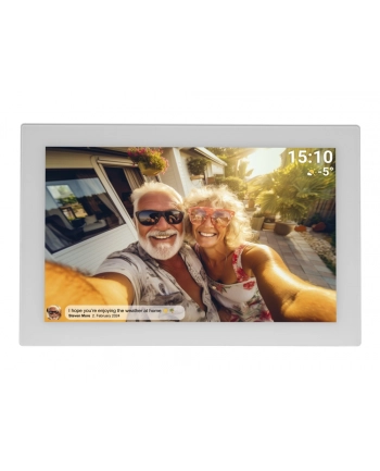 Ramka na zdjęcia Denver z FRAMEO 101''; 16GB biała nr 1
