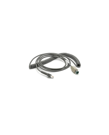 zebra CABLE - SHIELD-ED USB: POWER PLUS CONNECTOR, 15FT 46M, COILED, 12V nr 2