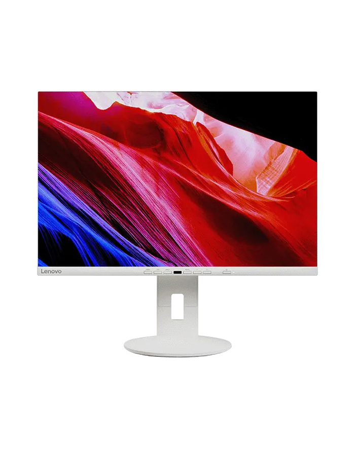 Lenovo Monitor C24d-20 4''; 1920x1200 WUXGA 16:10 IPS 5 ms pivot USB-C Biały główny