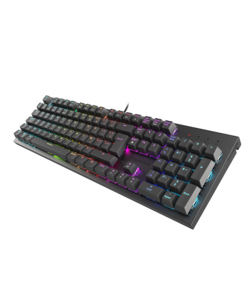 KLAWIATURA DLA GRACZY GENESIS THOR 300 RGB FR PODŚWIETLENIE MECHANICZNA RED SWITCH