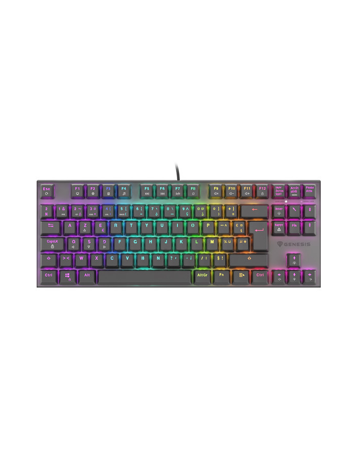 KLAWIATURA DLA GRACZY GENESIS THOR 300 TKL RGB FR PODŚWIETLENIE MECHANICZNA RED SWITCH główny