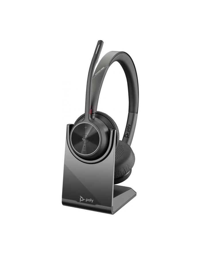 Poly Voyager 4320 UC Stereo USB-A Headset +BT700 USB-A Adapter +Charging Stand główny