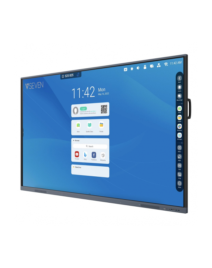 v7 75 IN 4K IFP ANDROID 11 DISPLAY/8GB RAM 64GB ROM WIFI WALL MOUNT główny