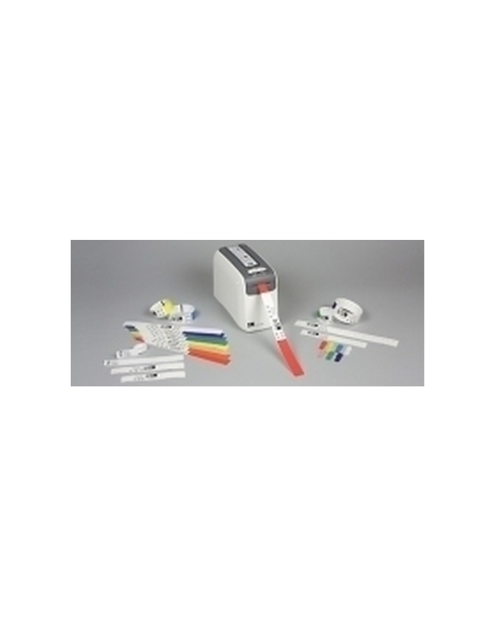 zebra Wristband, Polypropylene, 1x11in (254x2794mm); Direct thermal, Z-Band Direct, Adhesive closure, Cartridge, 200/roll, 6/box, Yellow główny