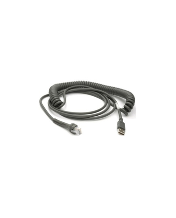 zebra CABLE - SHIELD-ED USB: SERIES A CONNECTOR, 15FT (46M), COILED