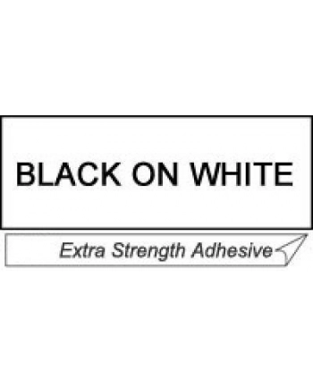 bczerwonyher TZE-S261 LAMINATED TAPE 36 MM/BLACK ON WHITE / EXTRA STRONG nr 2