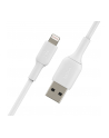 belkin LIGHTNING BLAD-E/SYNC CABLE/PVC MFI 3M WHITE - nr 10