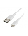 belkin LIGHTNING BLAD-E/SYNC CABLE/PVC MFI 3M WHITE - nr 6